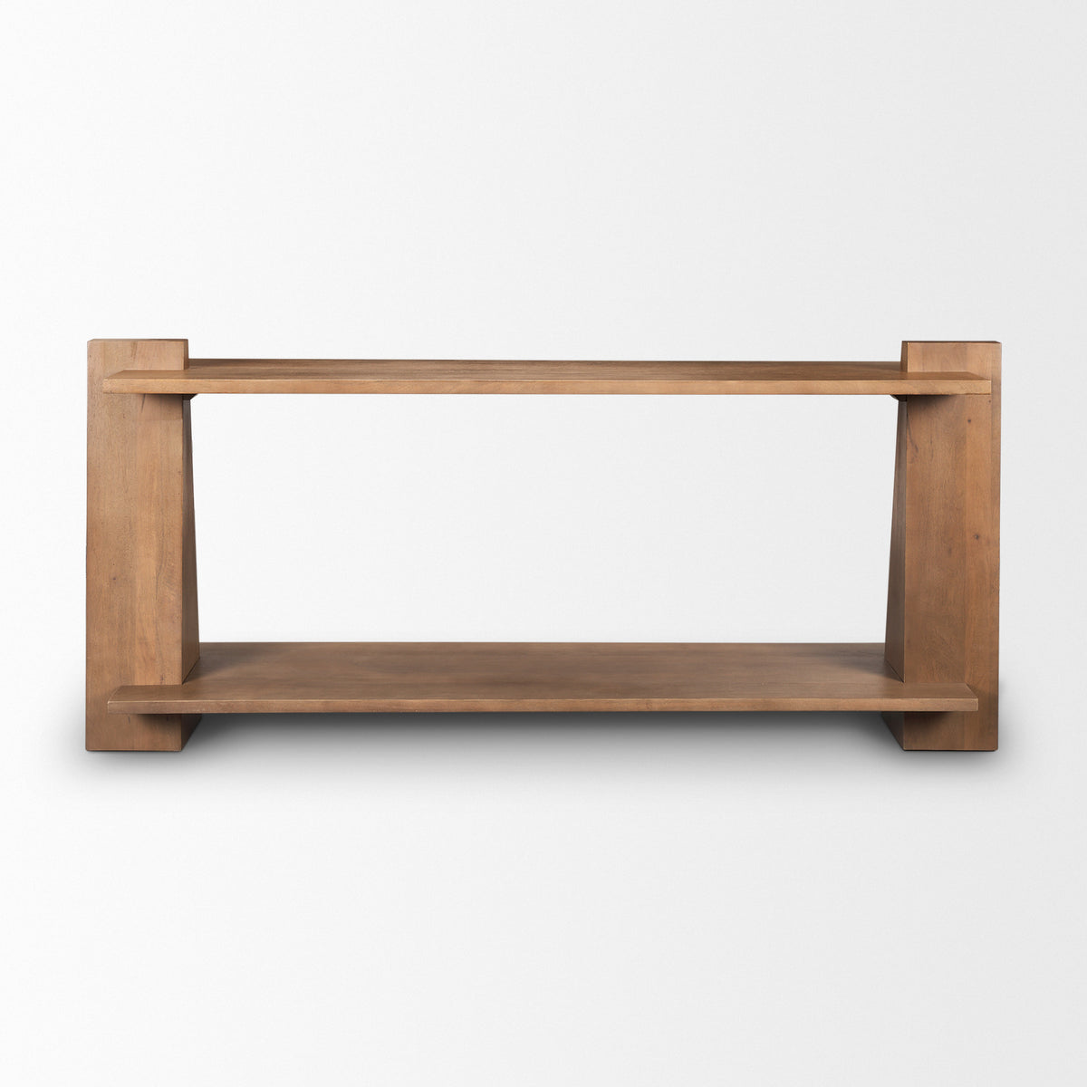 Eula Medium Brown Wood Console Table | BeBoldFurniture