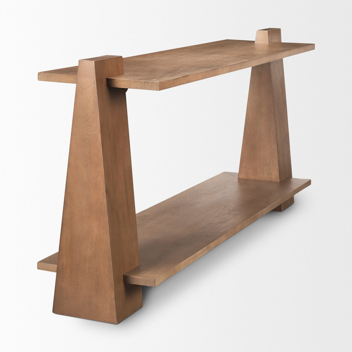 Eula Medium Brown Wood Console Table | BeBoldFurniture