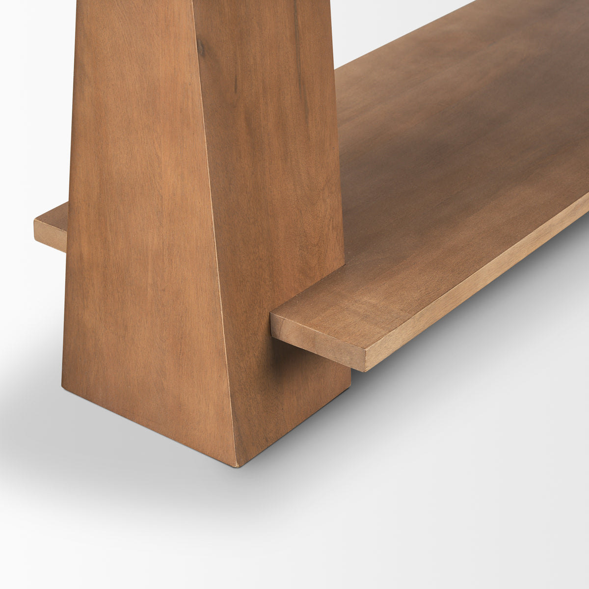 Eula Medium Brown Wood Console Table | BeBoldFurniture