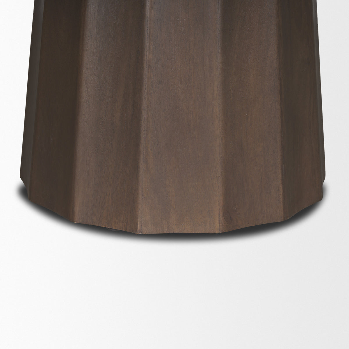 Swanson 60" Dark Brown Wood Round Pedestal Dining Table | BeBoldFurniture