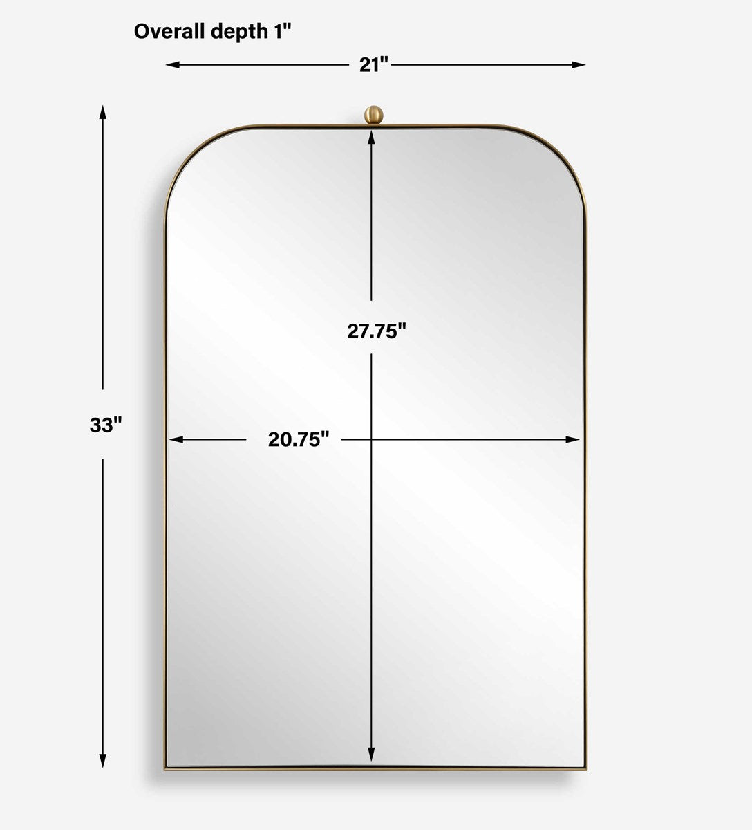 Cassidy Arch Mirror | BeBoldFurniture