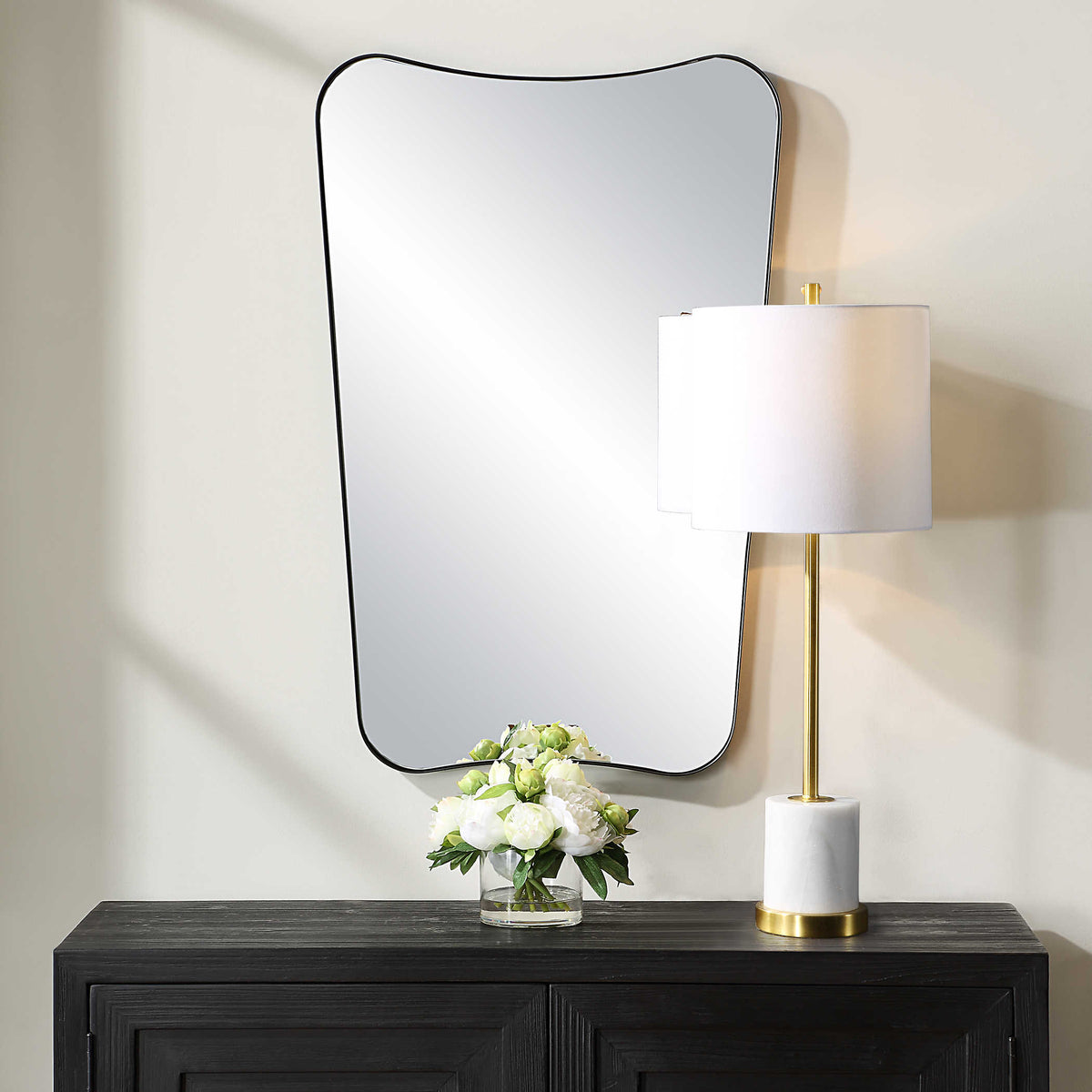 Belvoir Mirror, Black | BeBoldFurniture