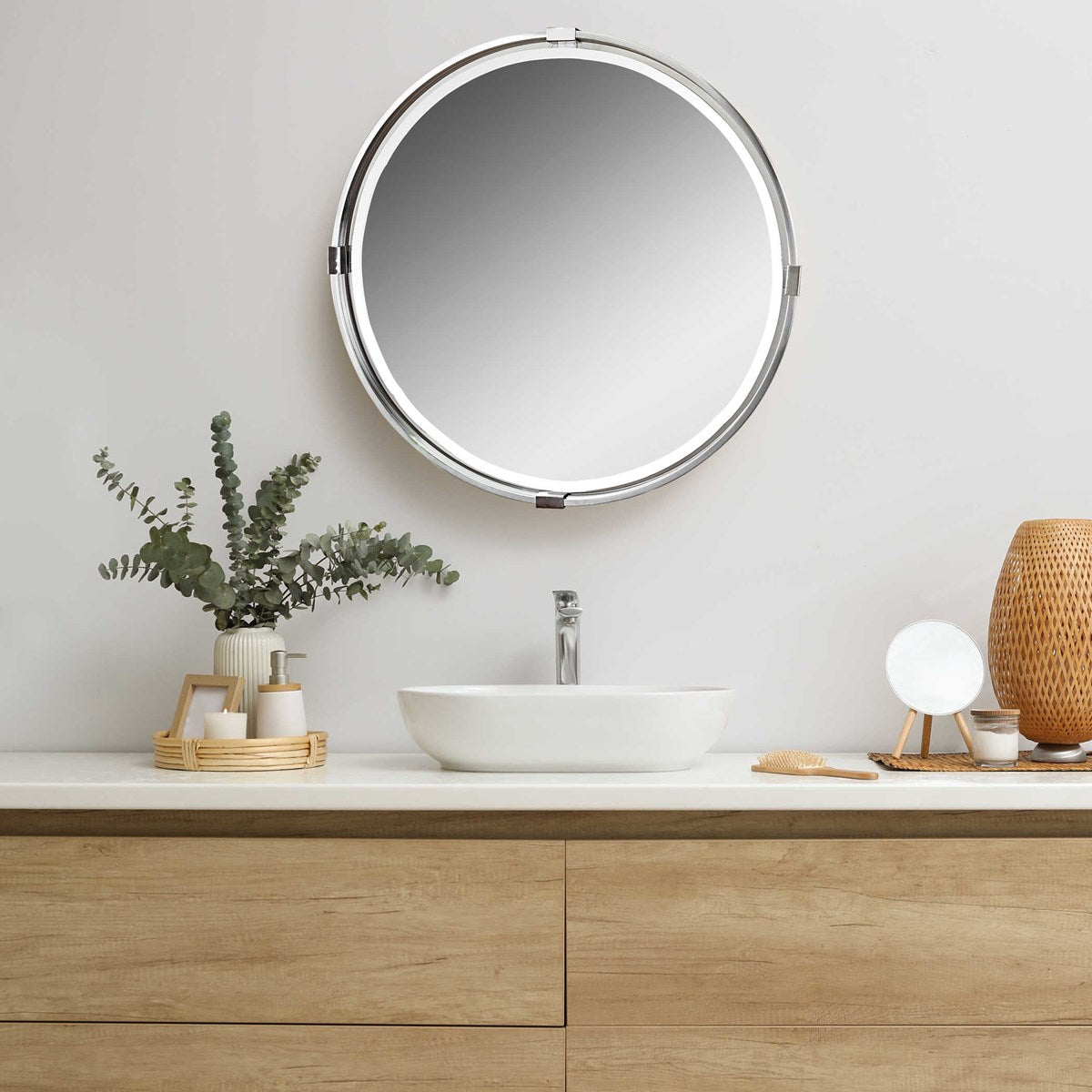 Tazlina Round Mirror | BeBoldFurniture