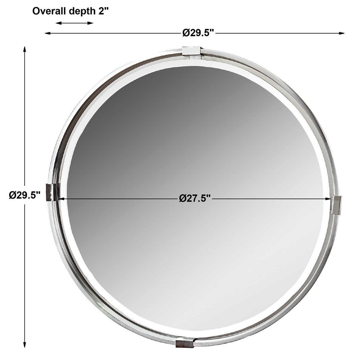 Tazlina Round Mirror | BeBoldFurniture