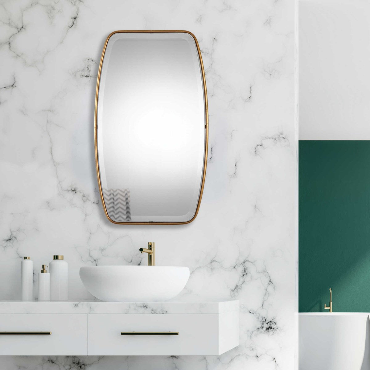 Canillo Mirror Gold | BeBoldFurniture