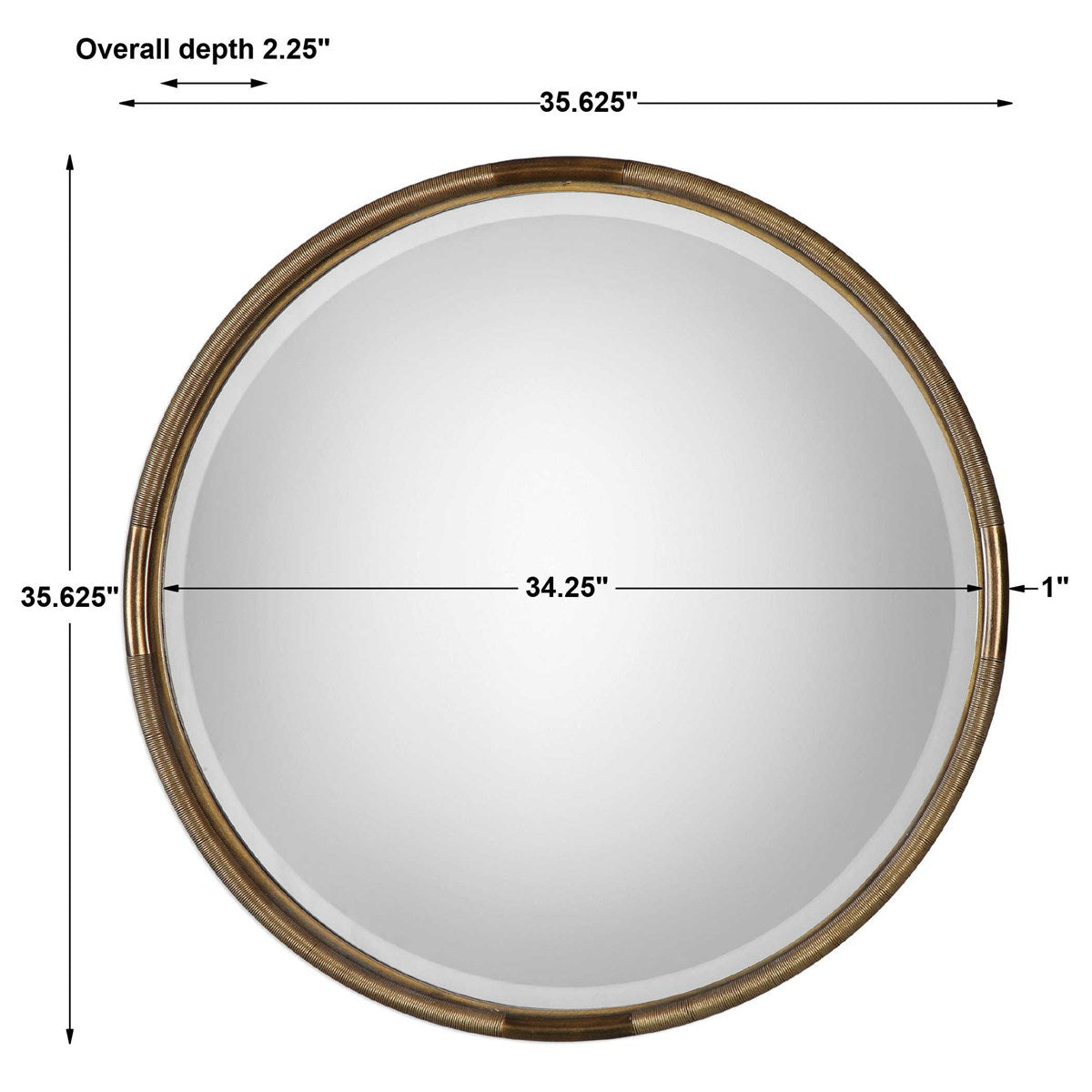 Finnick Round Mirror | BeBoldFurniture