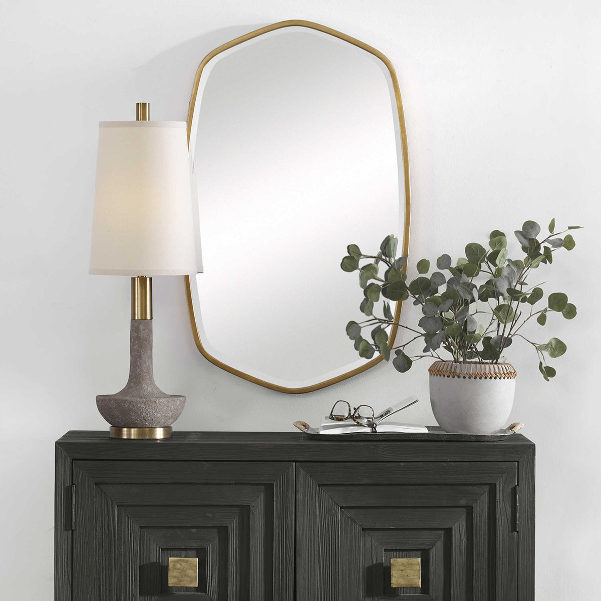 Duronia Mirror Gold | BeBoldFurniture