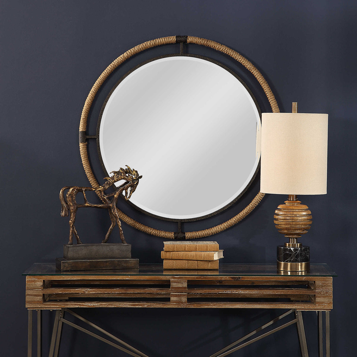 Melville Round Mirror | BeBoldFurniture