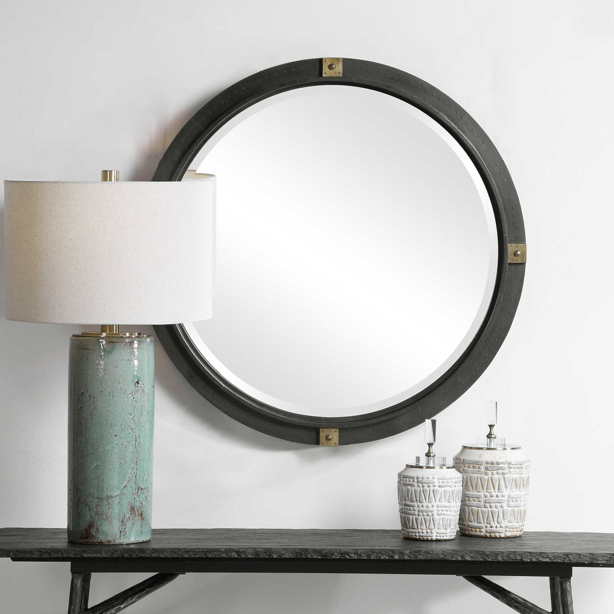 Tull Round Mirror | BeBoldFurniture