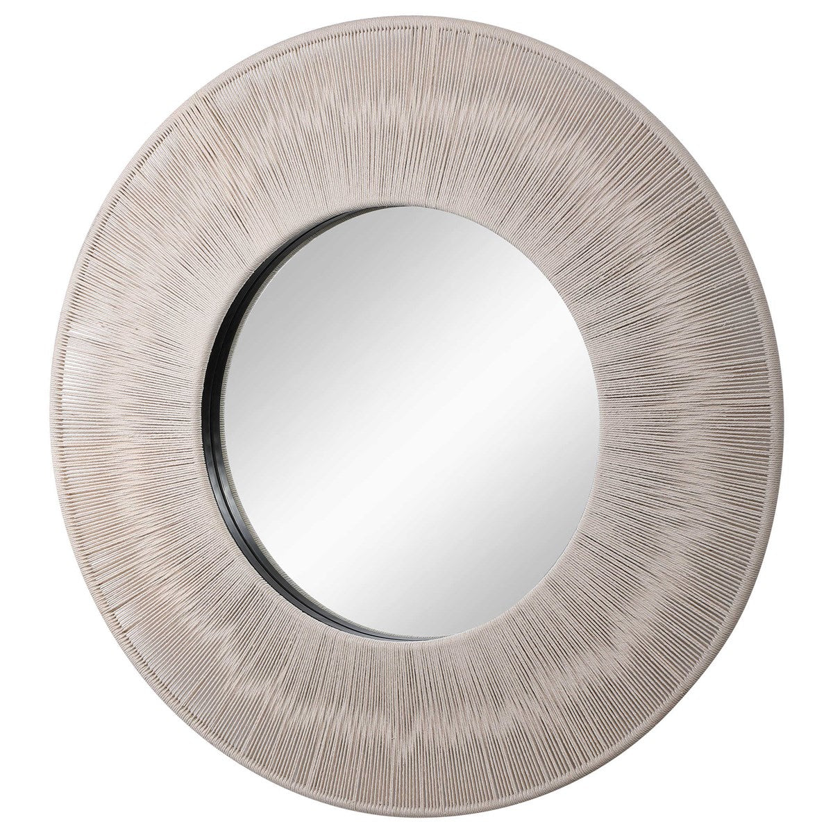 Sailor's Knot Round Mirror White | BeBoldFurniture