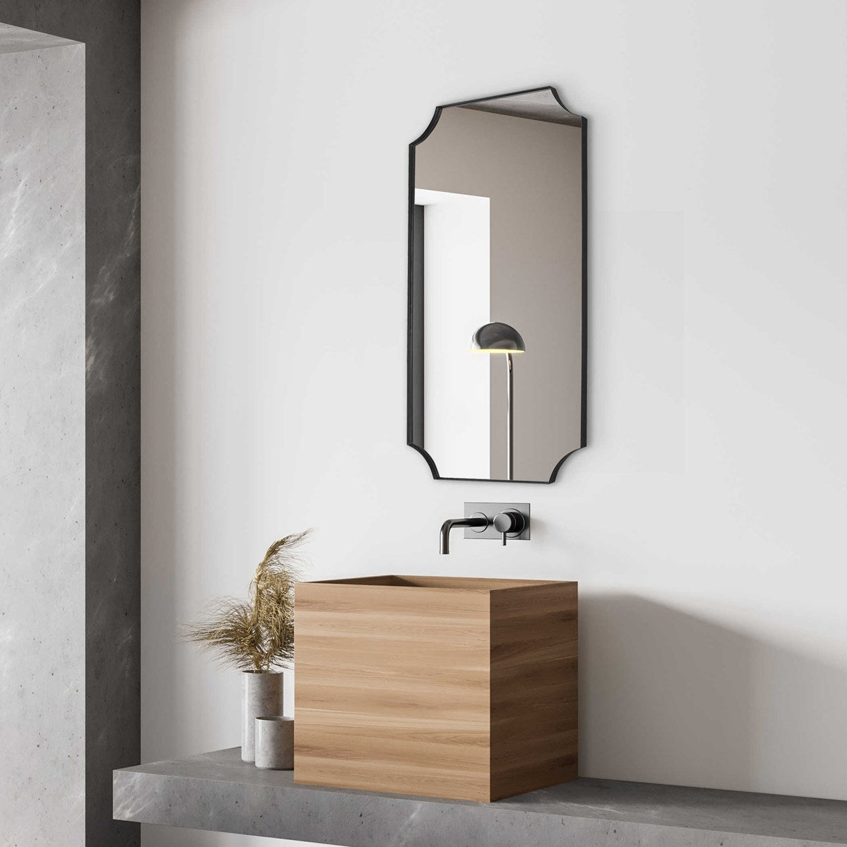 Lennox Mirror Black | BeBoldFurniture