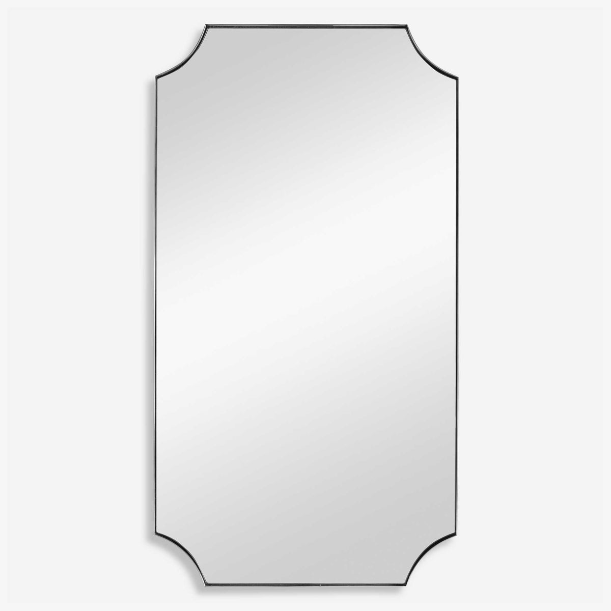 Lennox Mirror Nickel | BeBoldFurniture