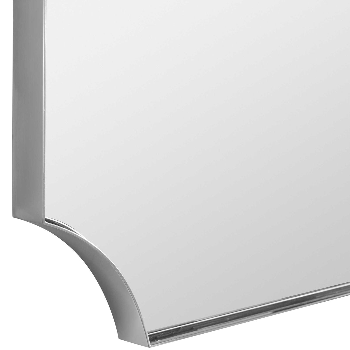 Lennox Mirror Nickel | BeBoldFurniture