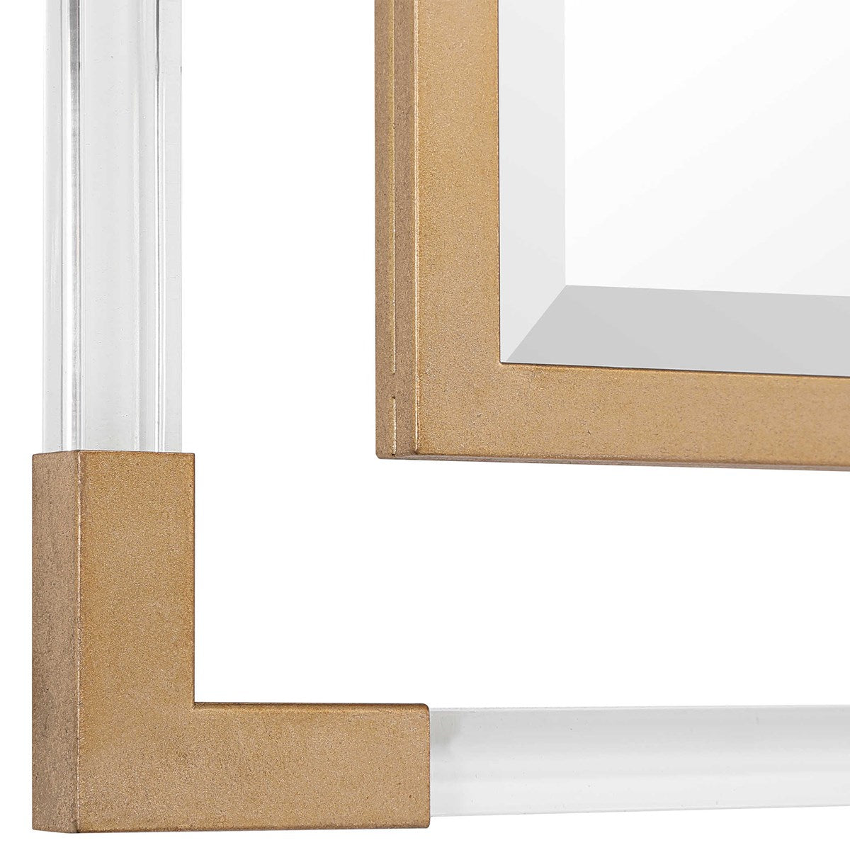 Balkan Square Mirror Gold | BeBoldFurniture