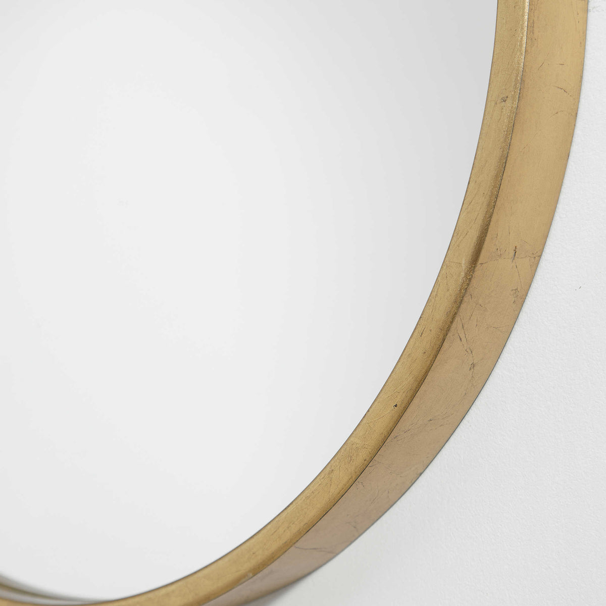 Varina Oval Mirror Gold | BeBoldFurniture