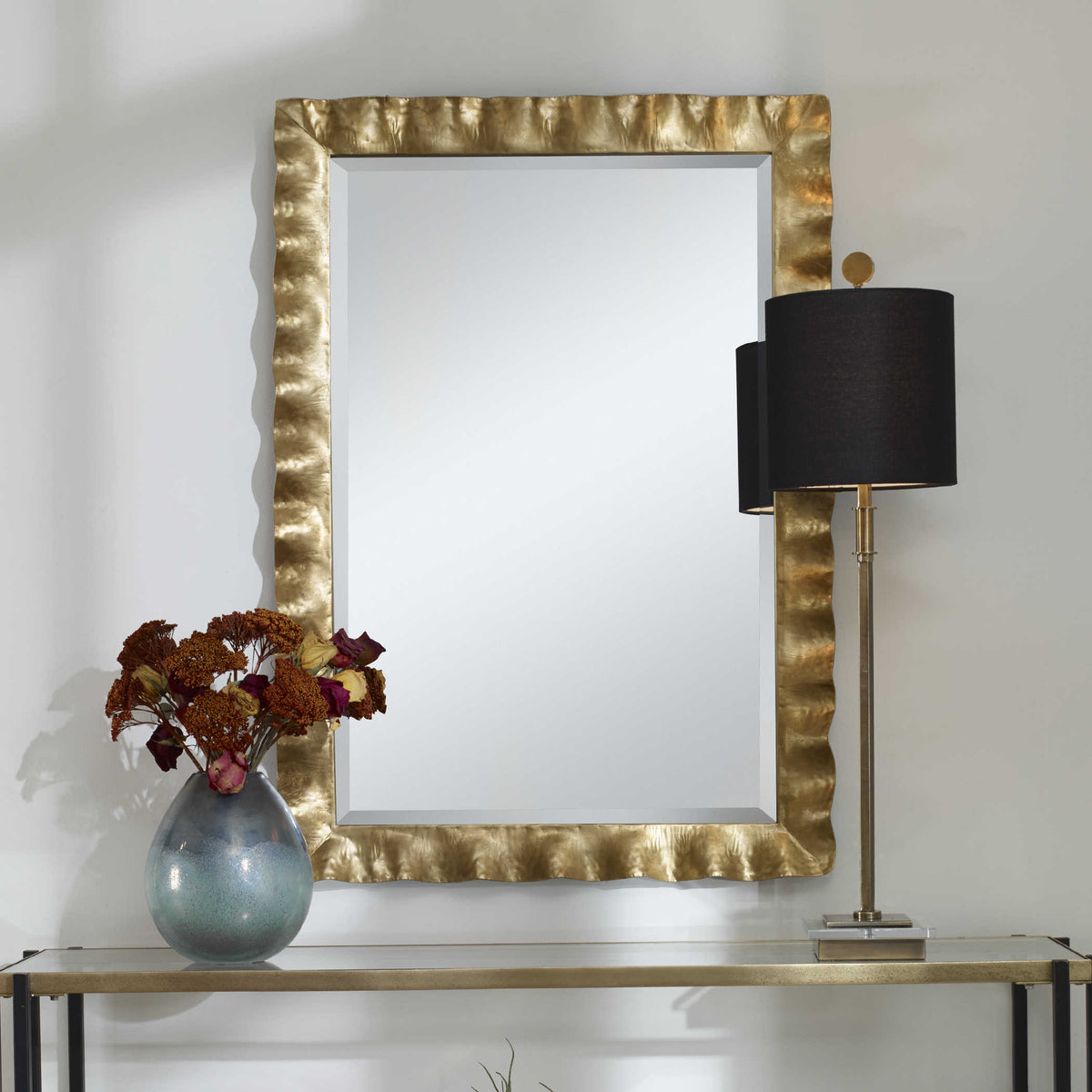 Haya Mirror Gold | BeBoldFurniture