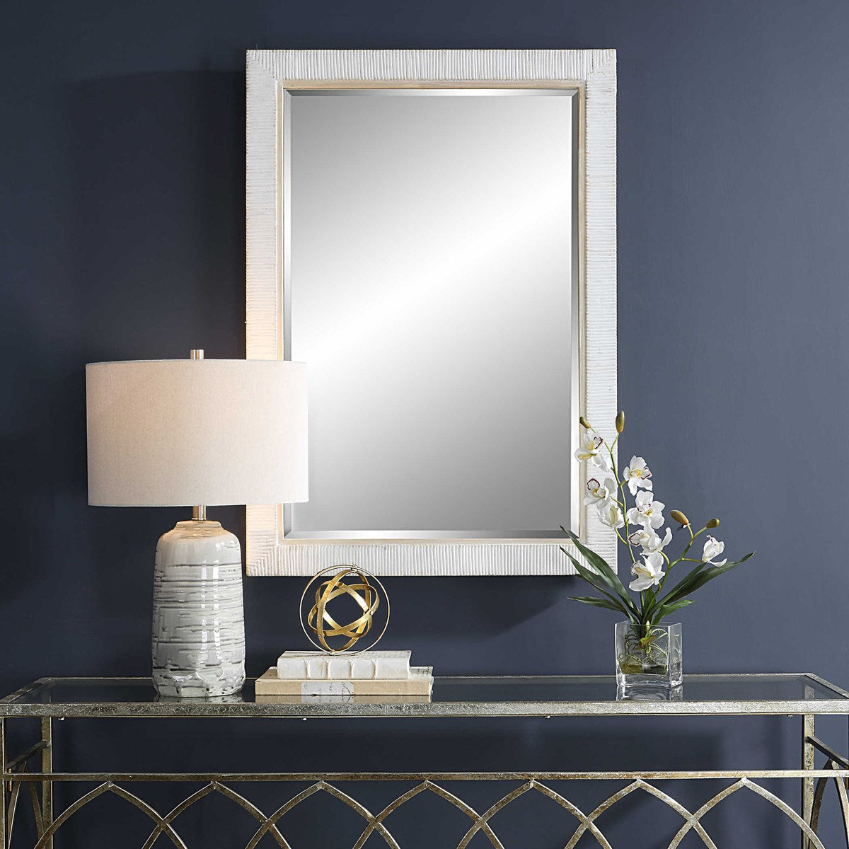 Cape Mirror Whitewashed | BeBoldFurniture