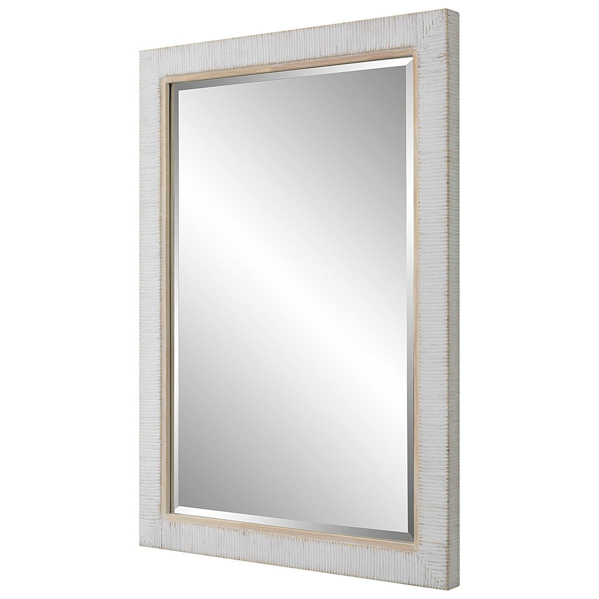 Cape Mirror Whitewashed | BeBoldFurniture