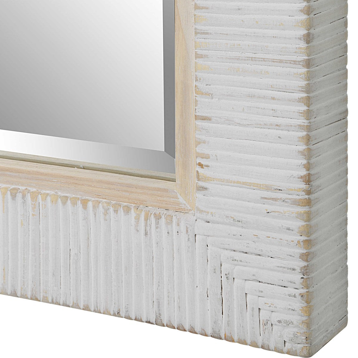 Cape Mirror Whitewashed | BeBoldFurniture