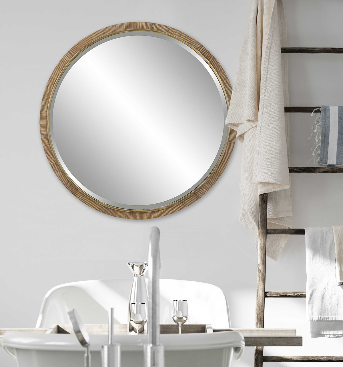 Paradise Round Mirror | BeBoldFurniture