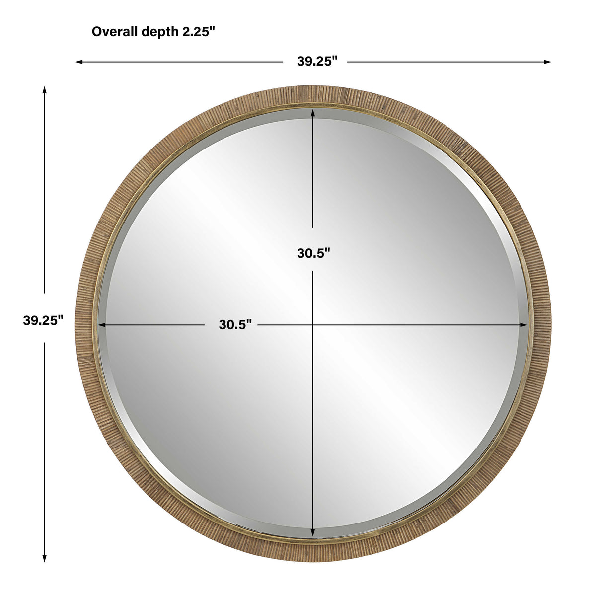 Paradise Round Mirror | BeBoldFurniture