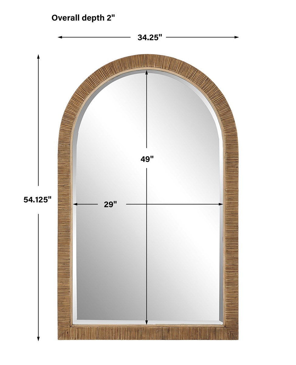 Cape Arch Mirror Natural | BeBoldFurniture