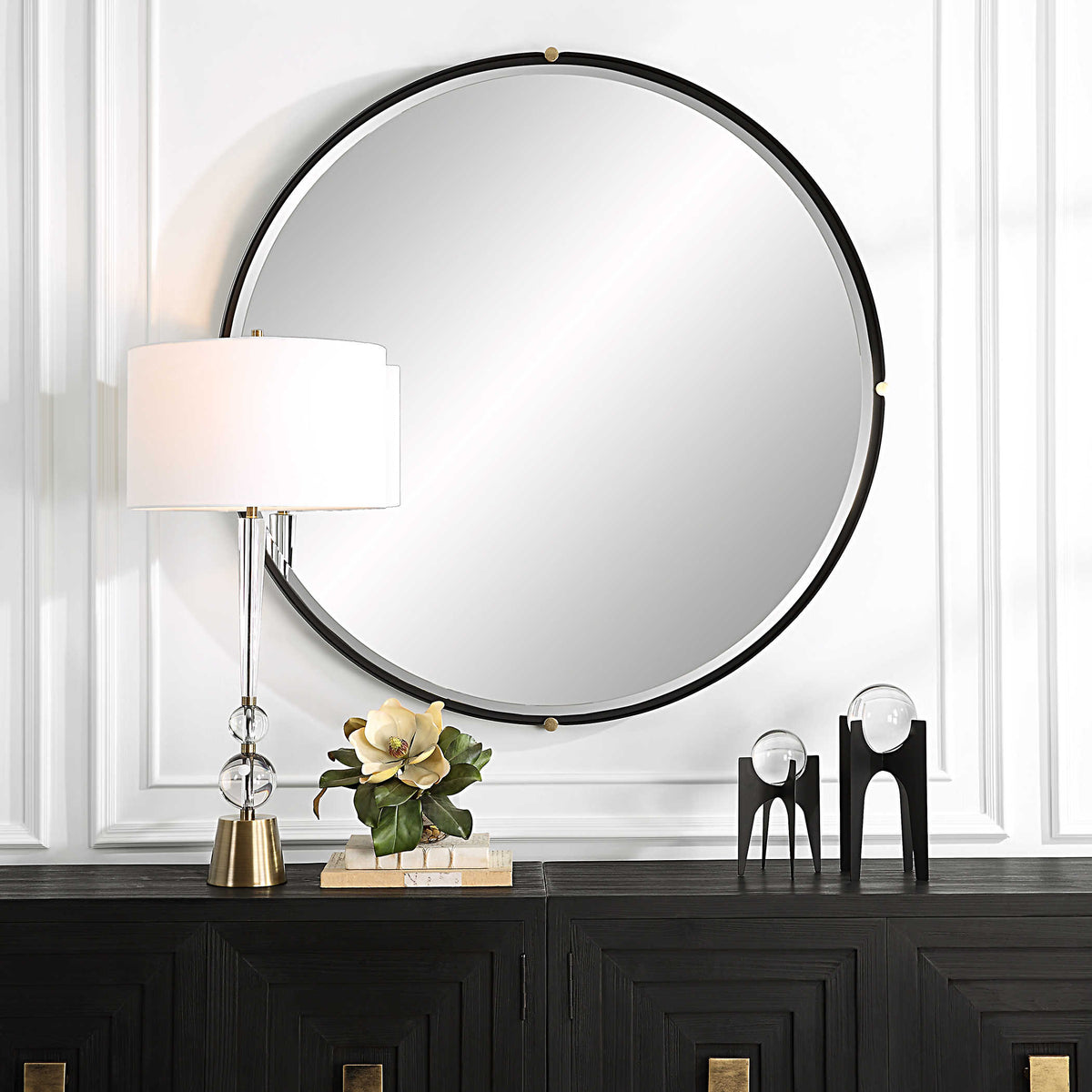 Bonded Round Mirror | BeBoldFurniture