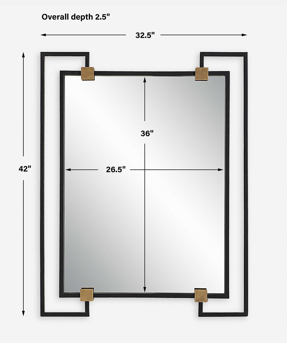 Ivey Rectangle Mirror | BeBoldFurniture