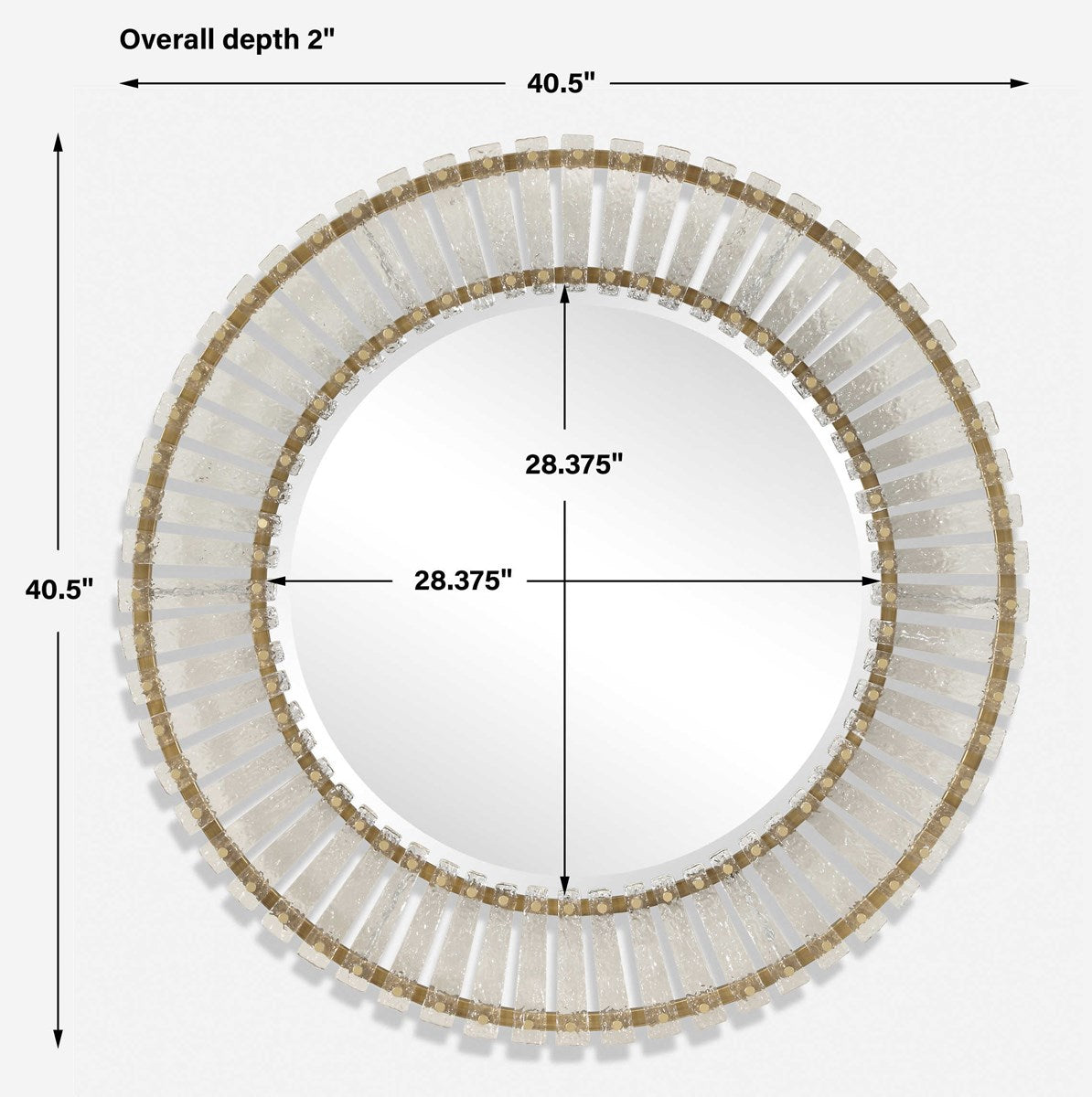 Denali Round Mirror | BeBoldFurniture