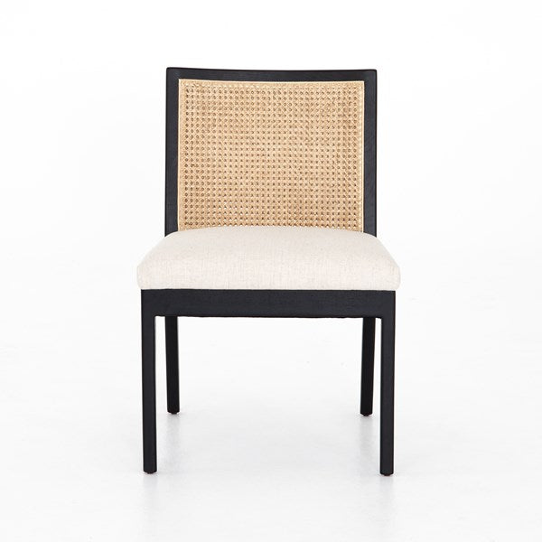 Antonia Armless Dining Chair Savile Flax | Beboldfurniture