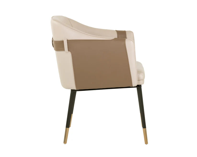 Carter Dining Armchair Napa Beige / Napa Tan