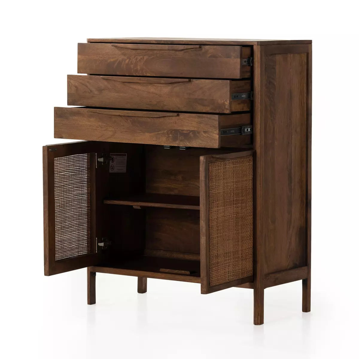 Sydney Tall Dresser Brown Wash