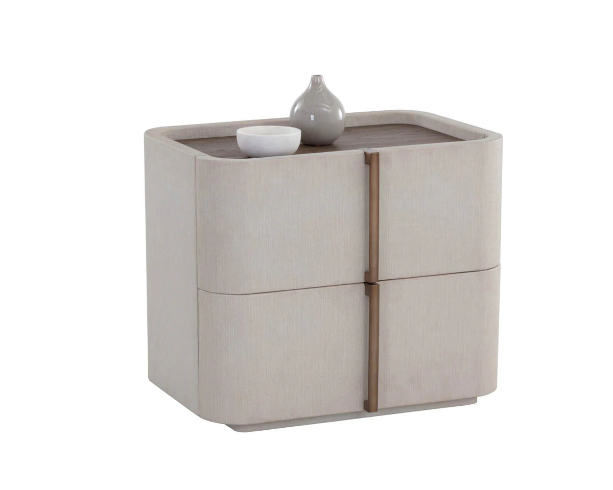 Jamille Nightstand  - Small (Cream)