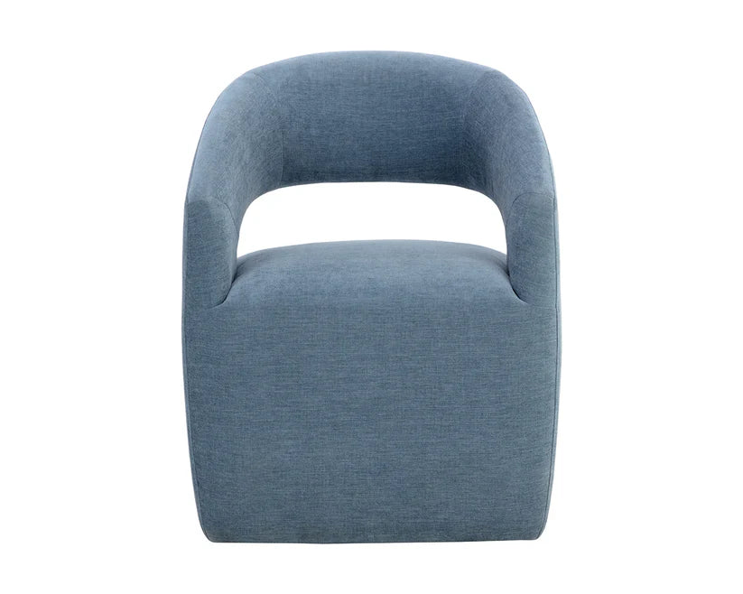 Lloret Wheeled Dining Armchair Danny Iceberg