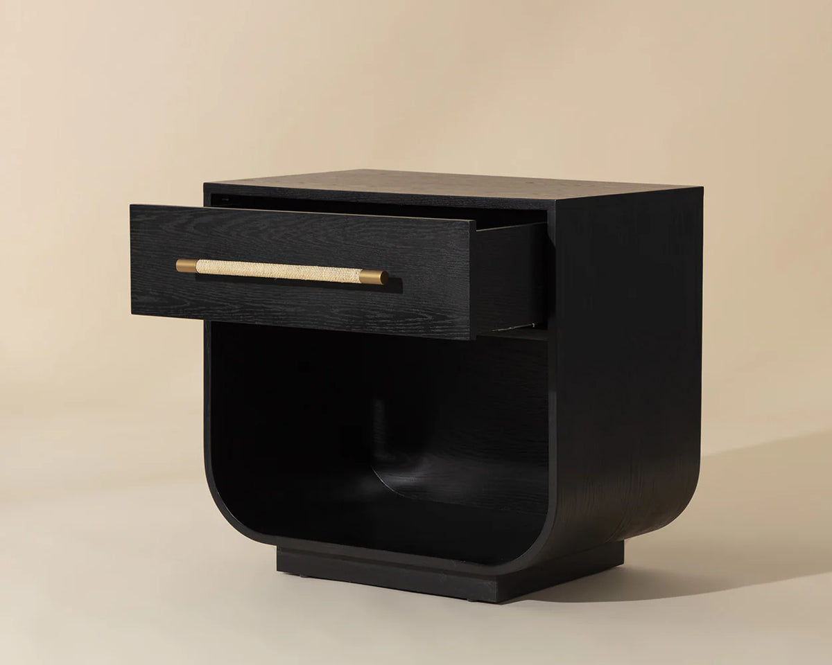 Tarrant Nightstand Black