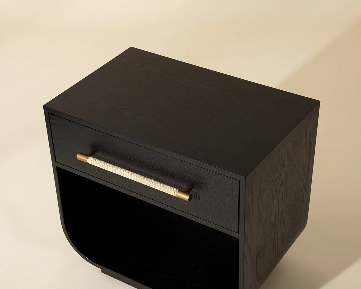 Tarrant Nightstand Black