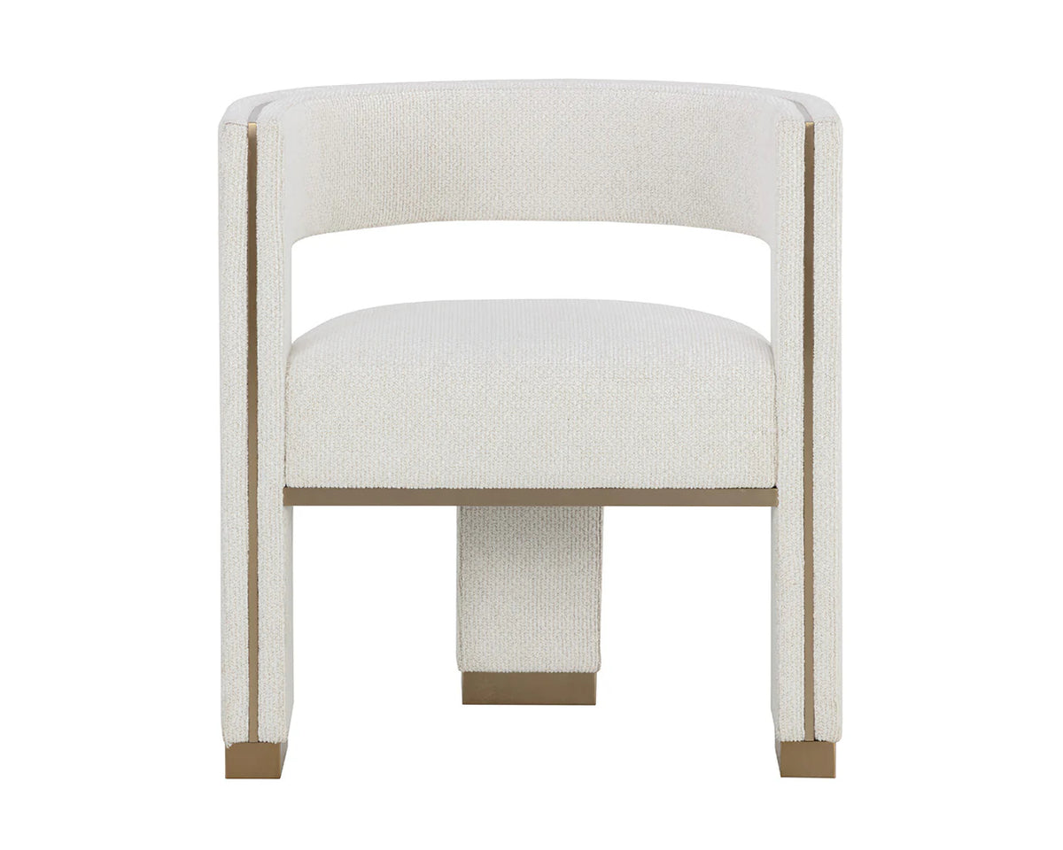 Adamina Dining Armchair Rhea Light Barley