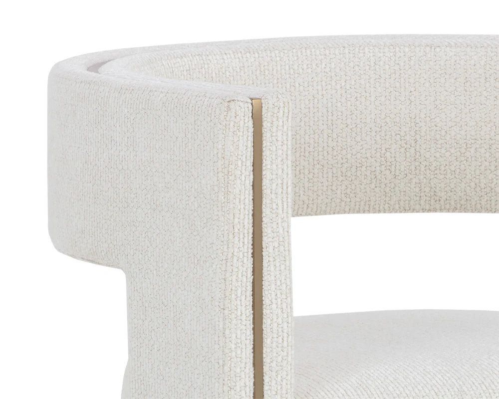 Adamina Dining Armchair Rhea Light Barley