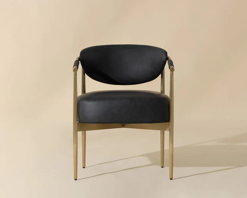 Heloise Dining Armchair Bravo Black