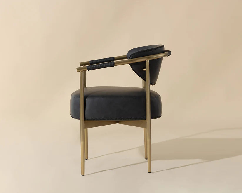 Heloise Dining Armchair Bravo Black