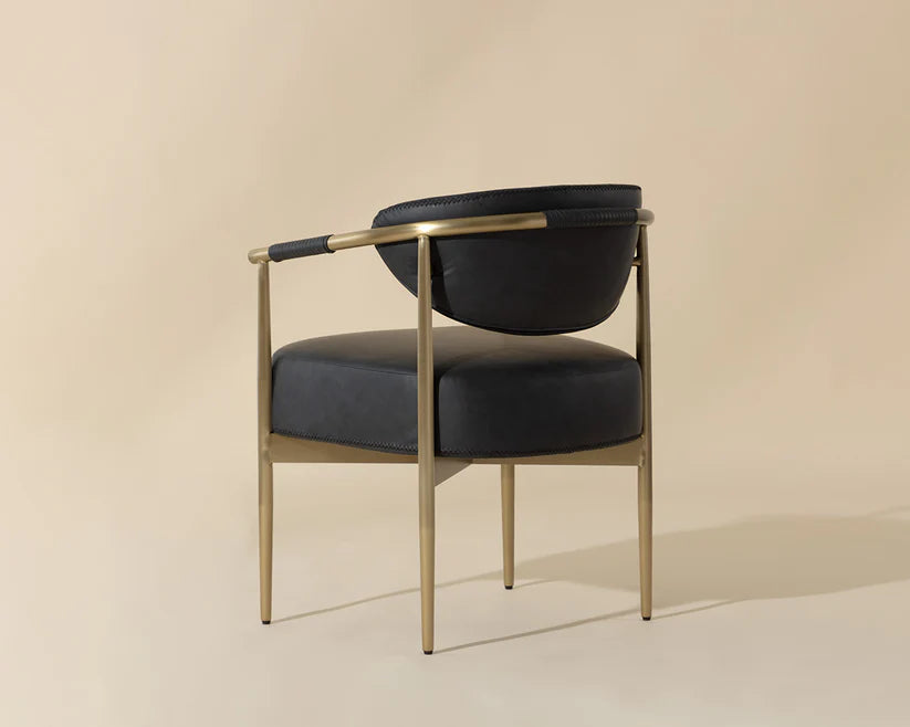 Heloise Dining Armchair Bravo Black