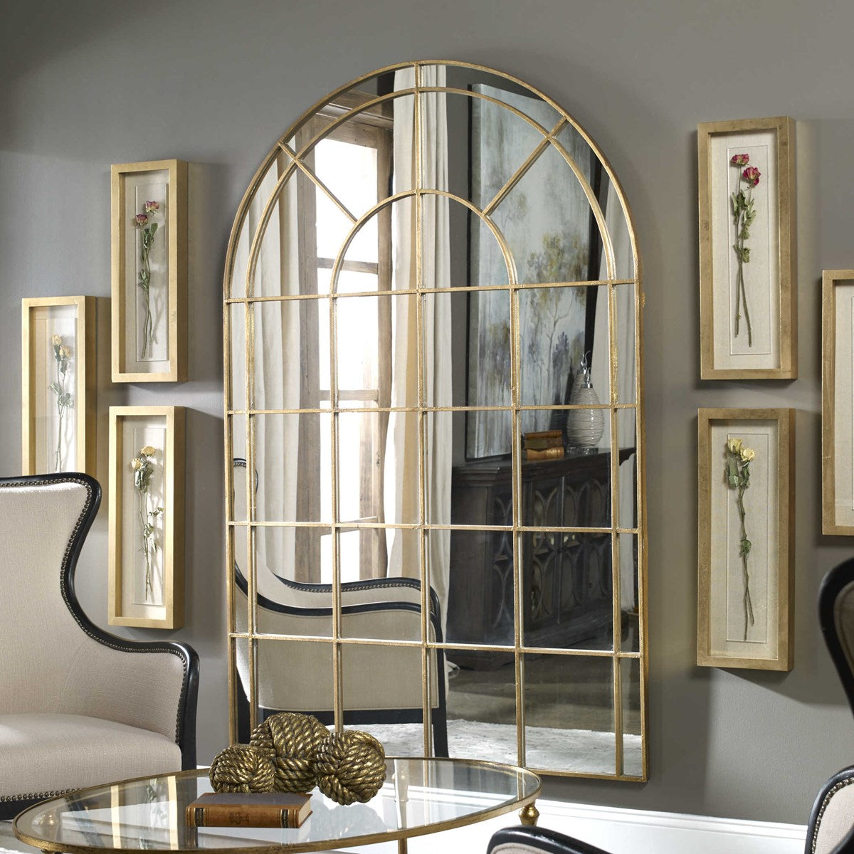 Grantola Arch Mirror Gold | BeBoldFurniture