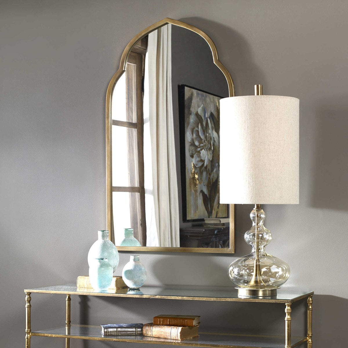 Kenitra Arch Mirror Gold | BeBoldFurniture