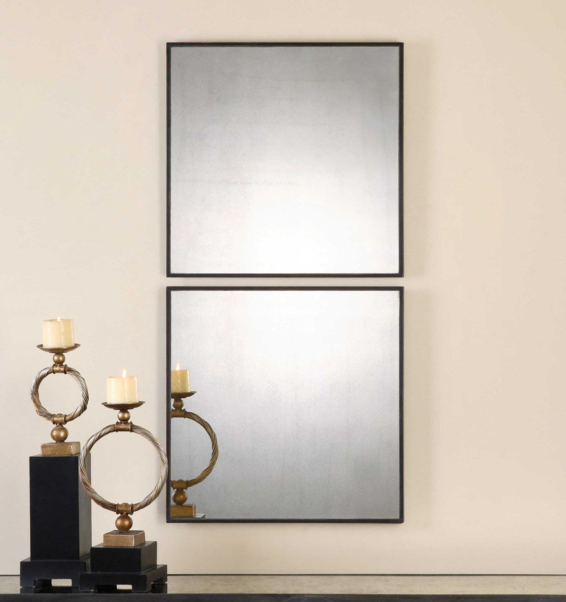 Matty Square Mirrors S/2 | BeBoldFurniture