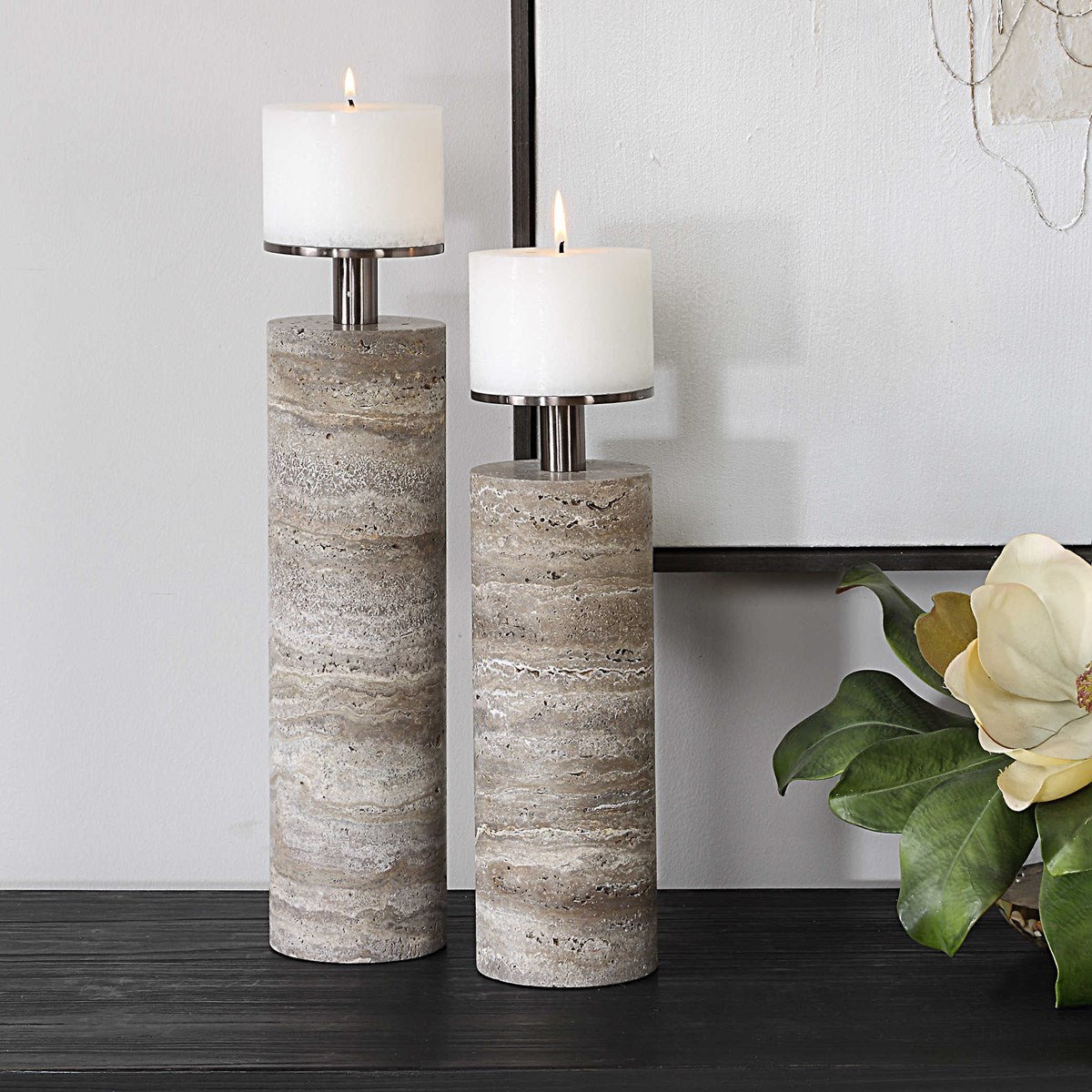 Shadowstone Candleholders Set of 2 | BeBoldFurniture