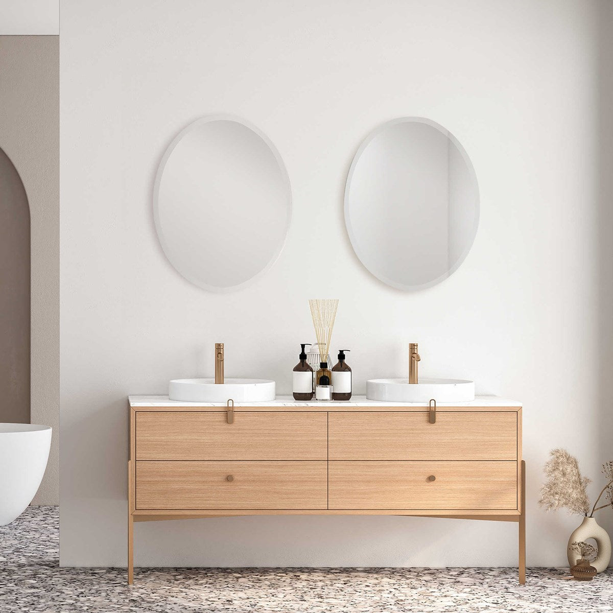 Vanity Oval Mirror | BeBoldFurniture