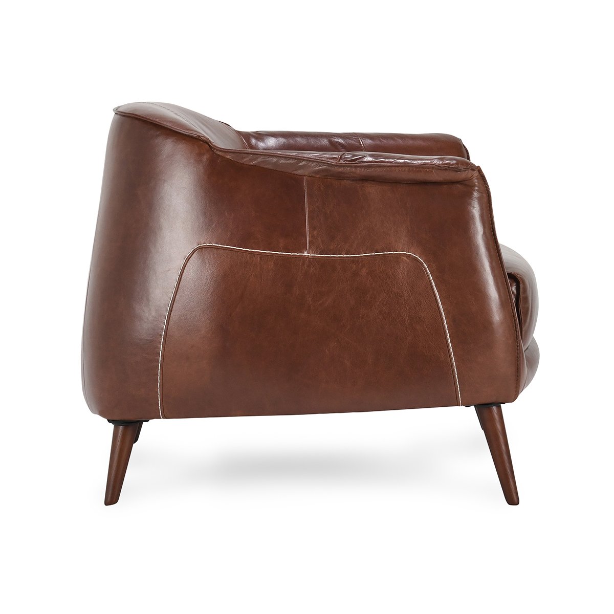 Martel Club Chair Spiced Brown | BeBoldFurniture