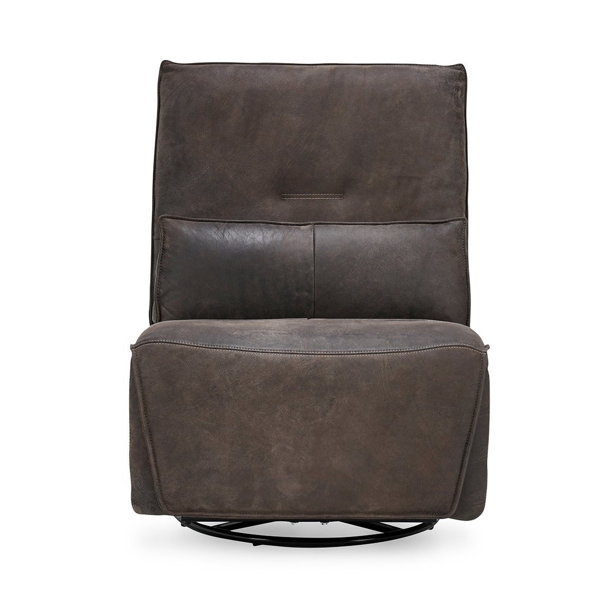 Paige Power Recliner Swivel Accent Chair Rustic Brown | BeBoldFurniture
