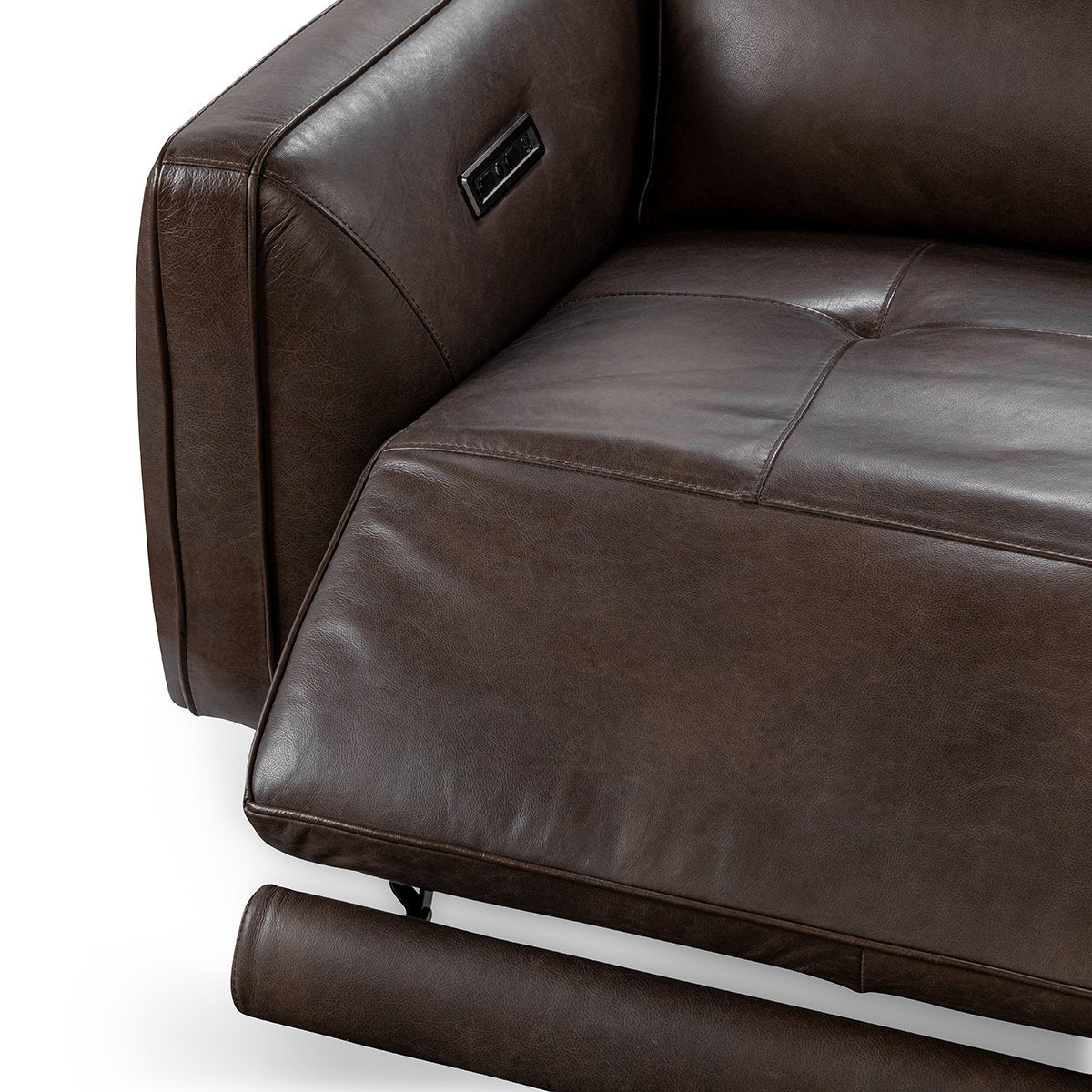 Conway 2pc Power Recliner Sofa Brown | BeBoldFurniture