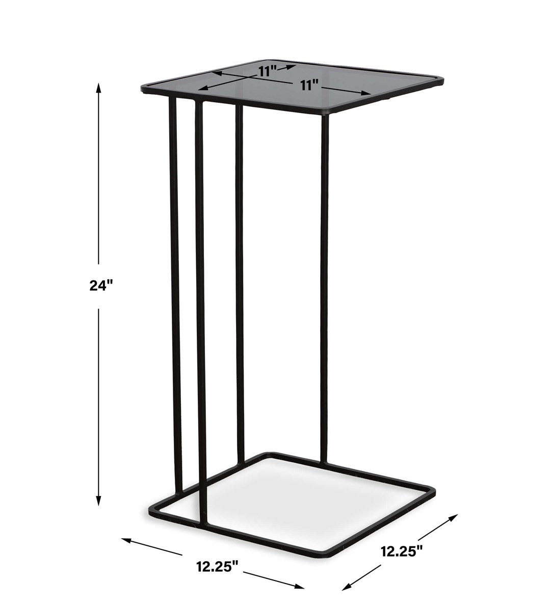 Cadmus Accent Table Black | BeBoldFurniture